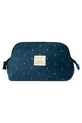 Mr. Wonderful Neceser velvet azul - Glam & glow estampado
