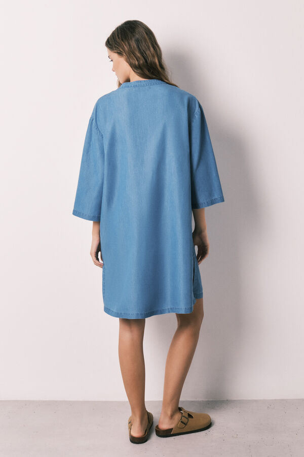 Women'secret Blue light denim short camisole blue