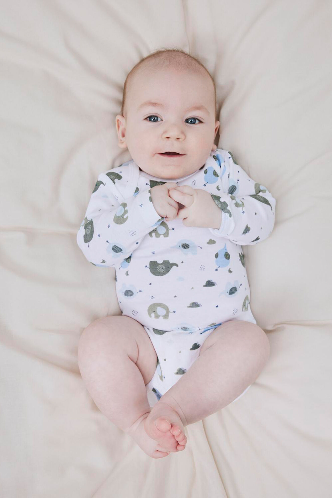 Name it Set mit 3 Elefanten-Bodys f&uuml;r Babys