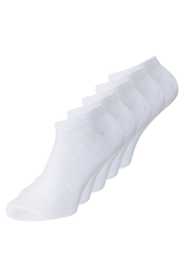 Jack & Jones Pack 5 calcetines blanco