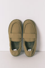Women'secret Green loafer slippers beige