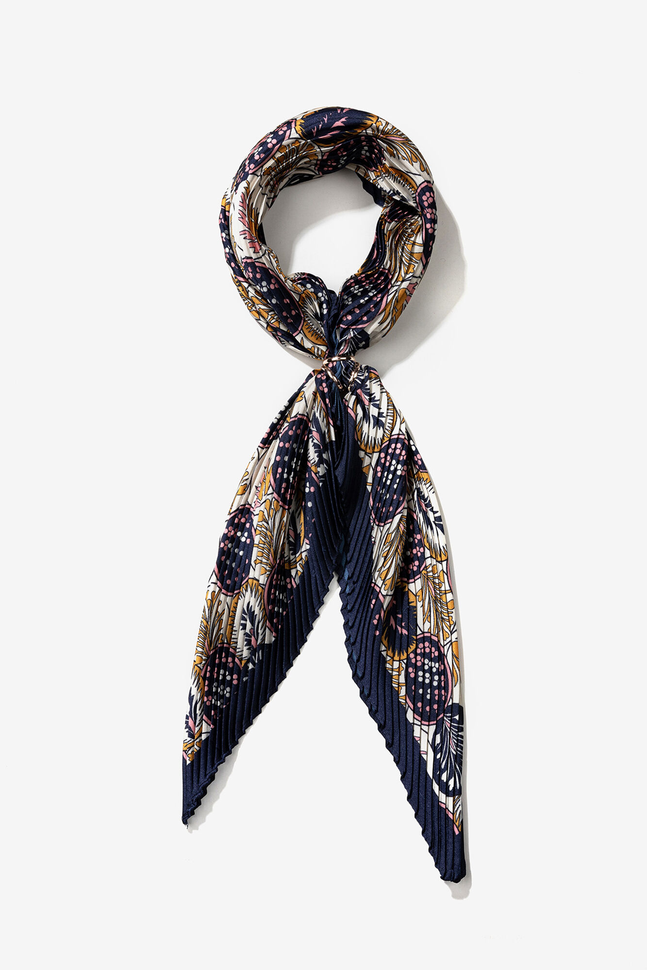 Vilanova Bandana Plisada con Ajuste Met&aacute;lico