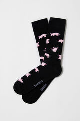 Besocks Sesame Street high socks BESOCKS black