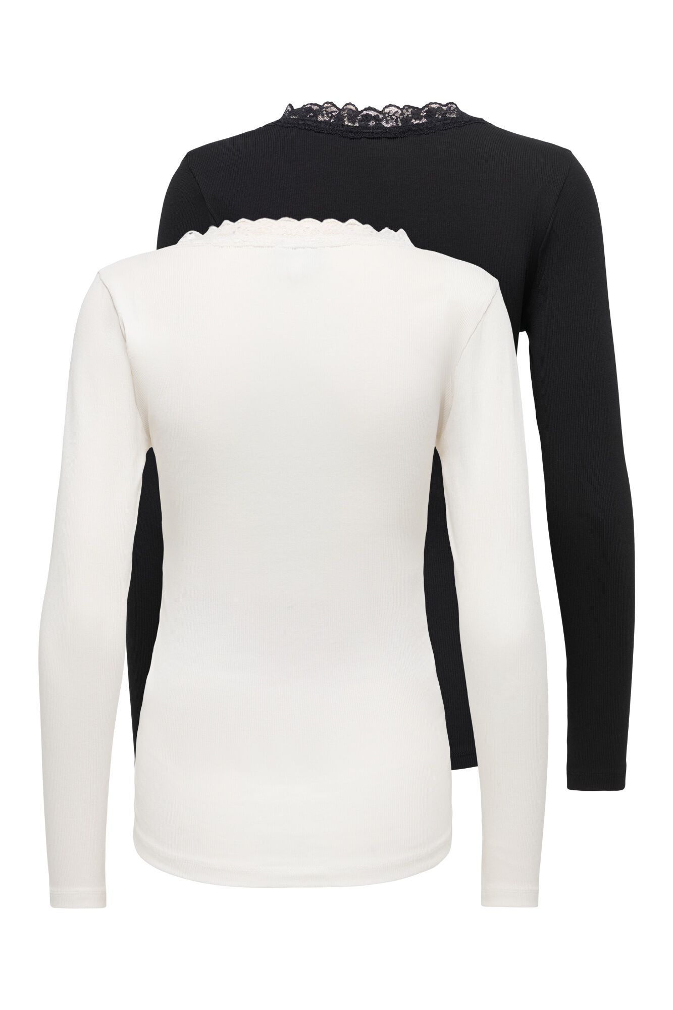 Only Maternity Pack de 2 tops manga comprida maternity