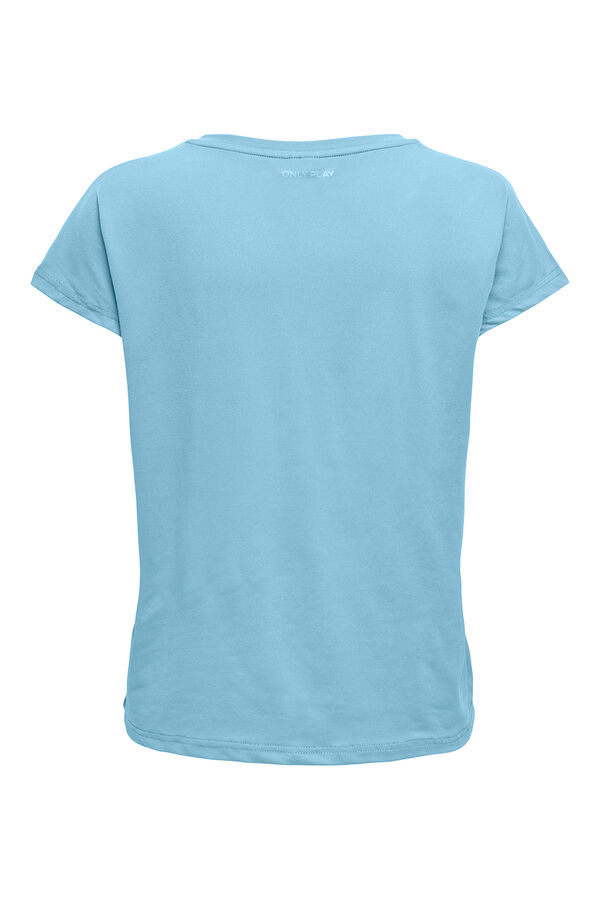 Only Play Camiseta manga corta soft turquesa