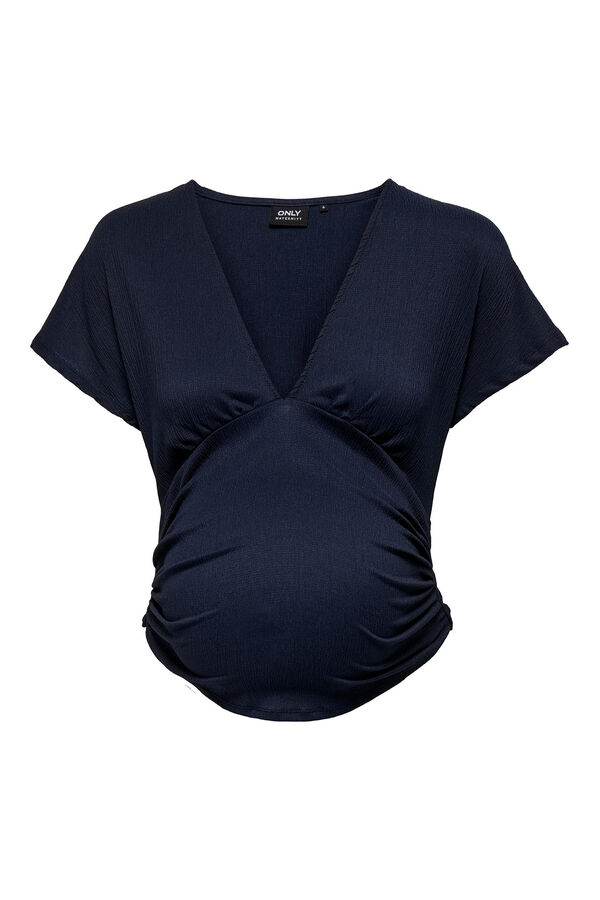 Womensecret Top diseño cruzado maternidad blue
