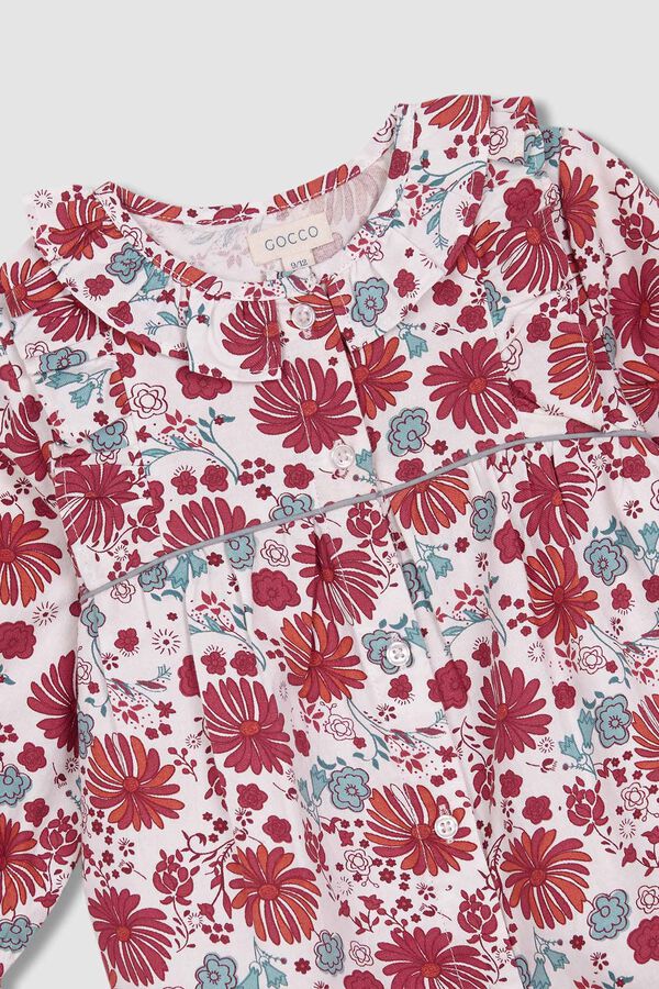 Gocco Pijama con estampado de flores rosa rosa