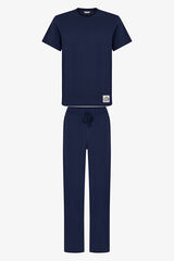 Penti Men's Short-Sleeve Pyjama Set blue