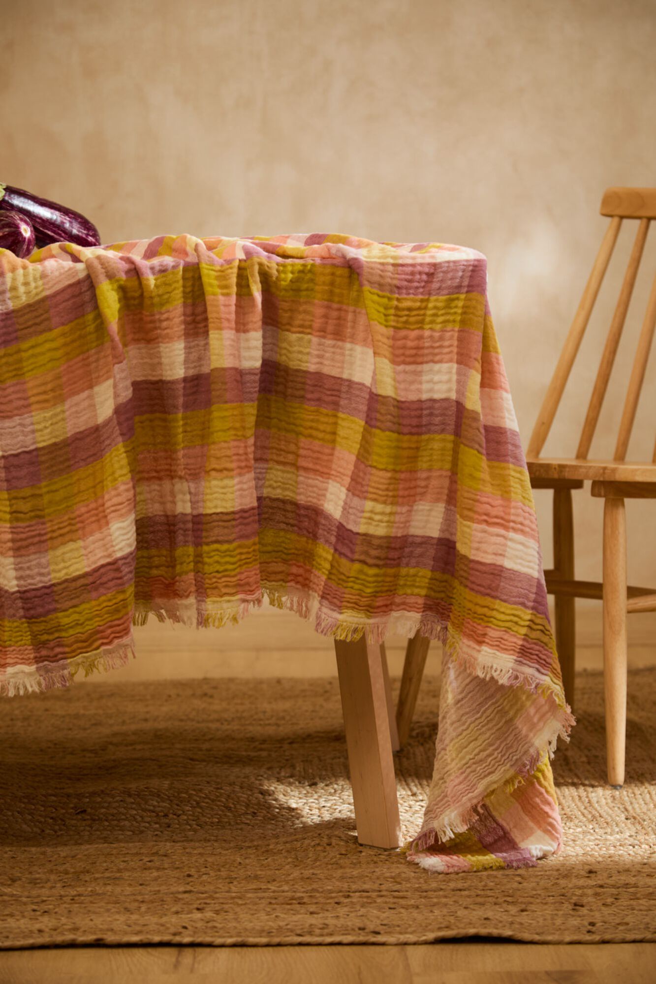 Calma House Mehrfarbige Nasau-Decke 160x200