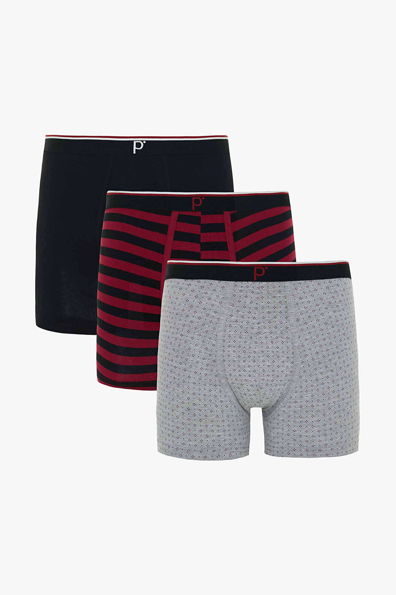 Penti Pack de 3 Boxers org&aacute;nicos a rayas para hombre