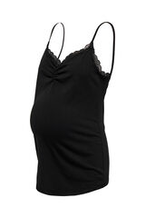 Womensecret Lace maternity vest top fekete