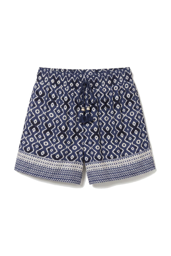 Women'secret Cal&ccedil;&otilde;es estampados geom&eacute;tricos azul azul