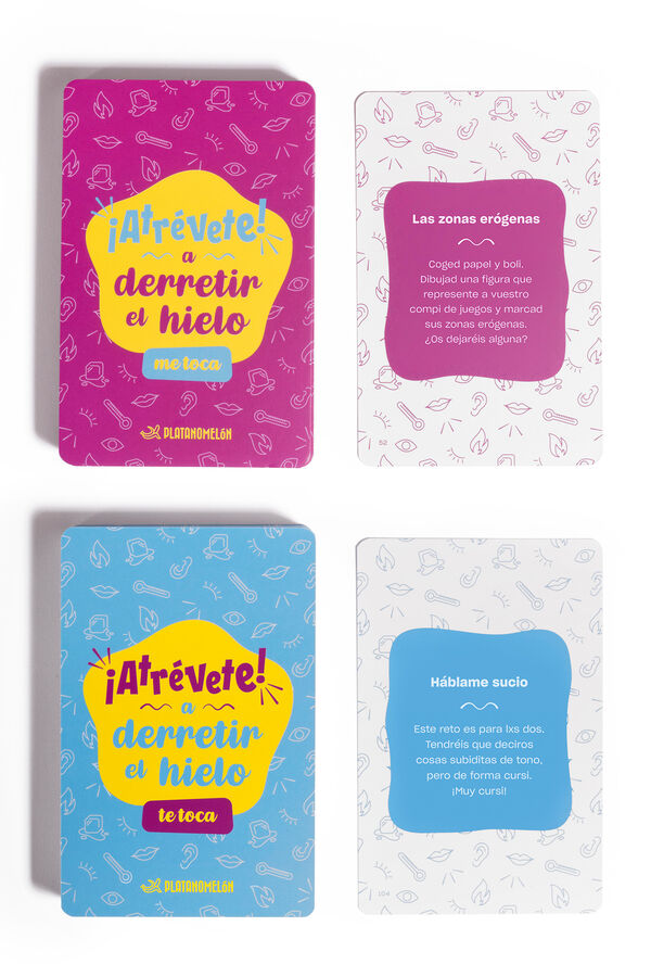 Platanomel&oacute;n Juego de cartas &iexcl;Atr&eacute;vete! - A derretir el hielo estampado
