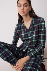 Trendyol Conjunto de pijama cuadros estampado