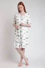 Admas Maternity-Morgenmantel midi Winnie the Pooh Grau