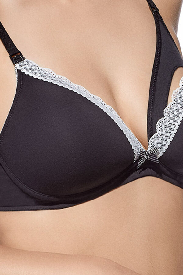 Selene Sujetador lactancia sin aro Jasmina negro