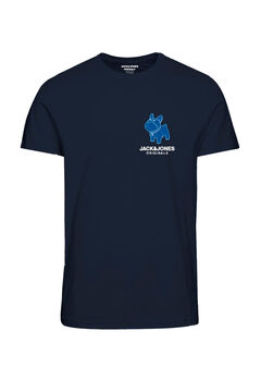 Womensecret Camiseta de manga corta logo azul