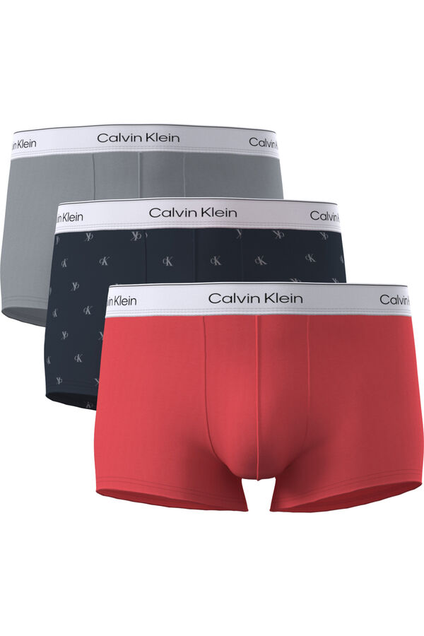 Calvin Klein 3-pack low-rise boxers ICON COTTON STRETCH printed