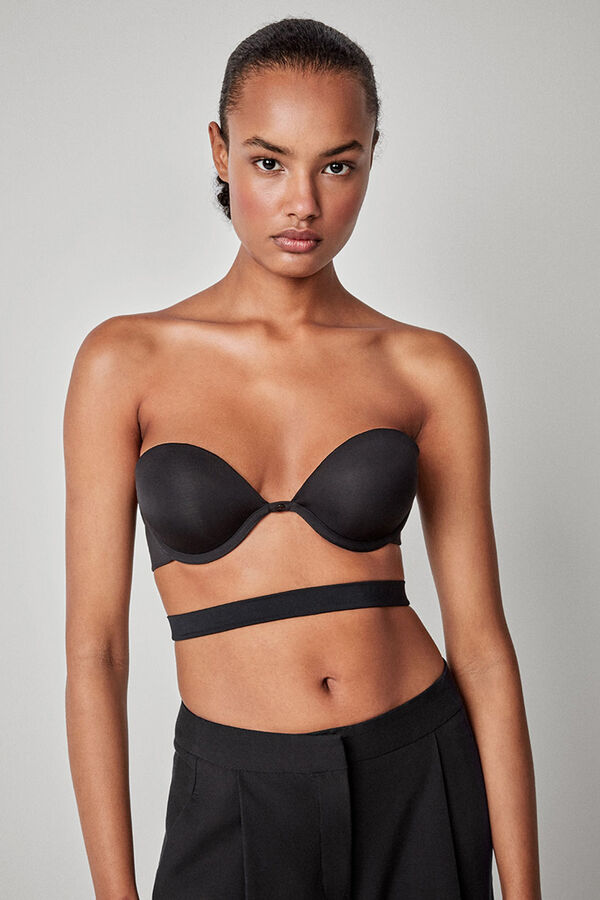 Gisela decote decote removível preto