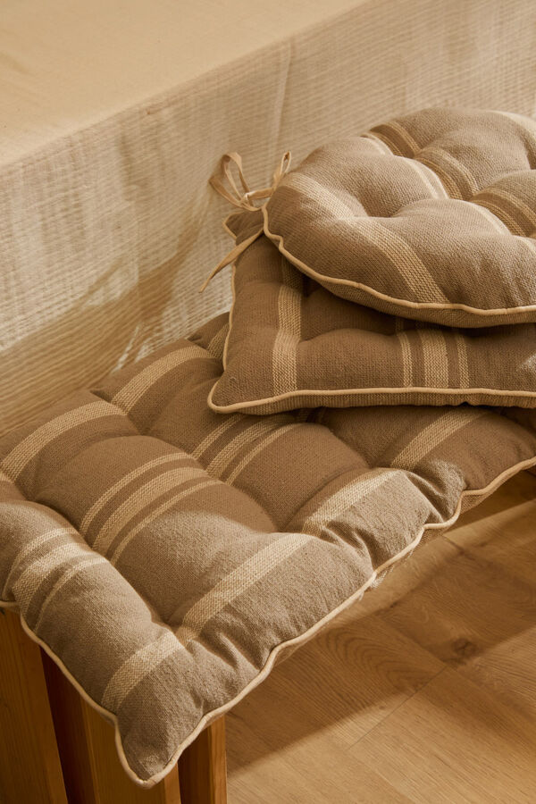 Calma House Sorento Steinbankkissen Grau