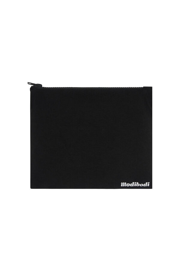 Modibodi Bolsa impermeable reutilizable algod&oacute;n org&aacute;nico negro