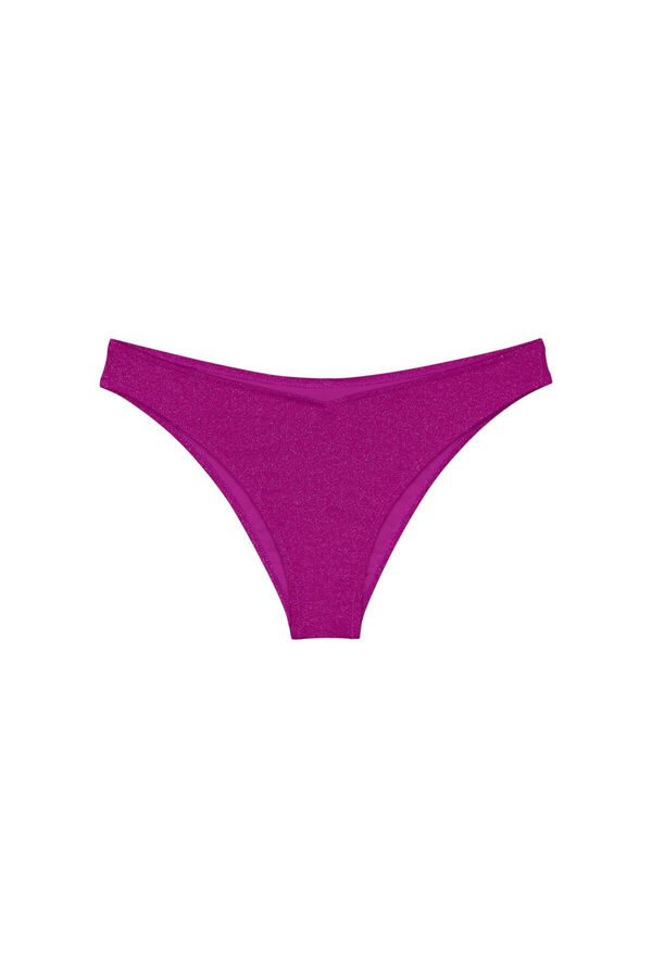 Triumph Lurex Brazilian bikini bottoms pink