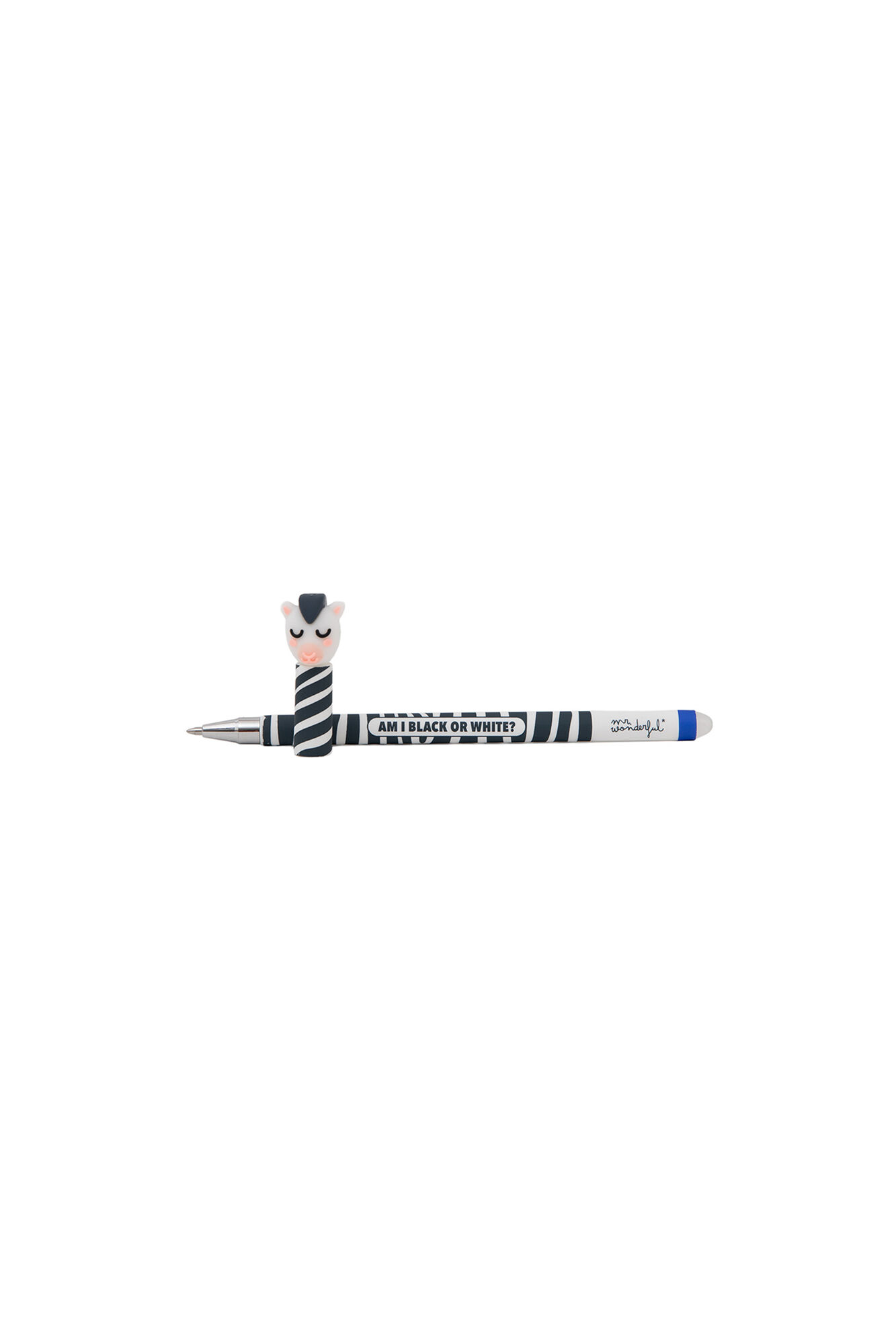 Mr. Wonderful Caneta apag&aacute;vel Bo-Bo Zebra - Sou preto ou branco?