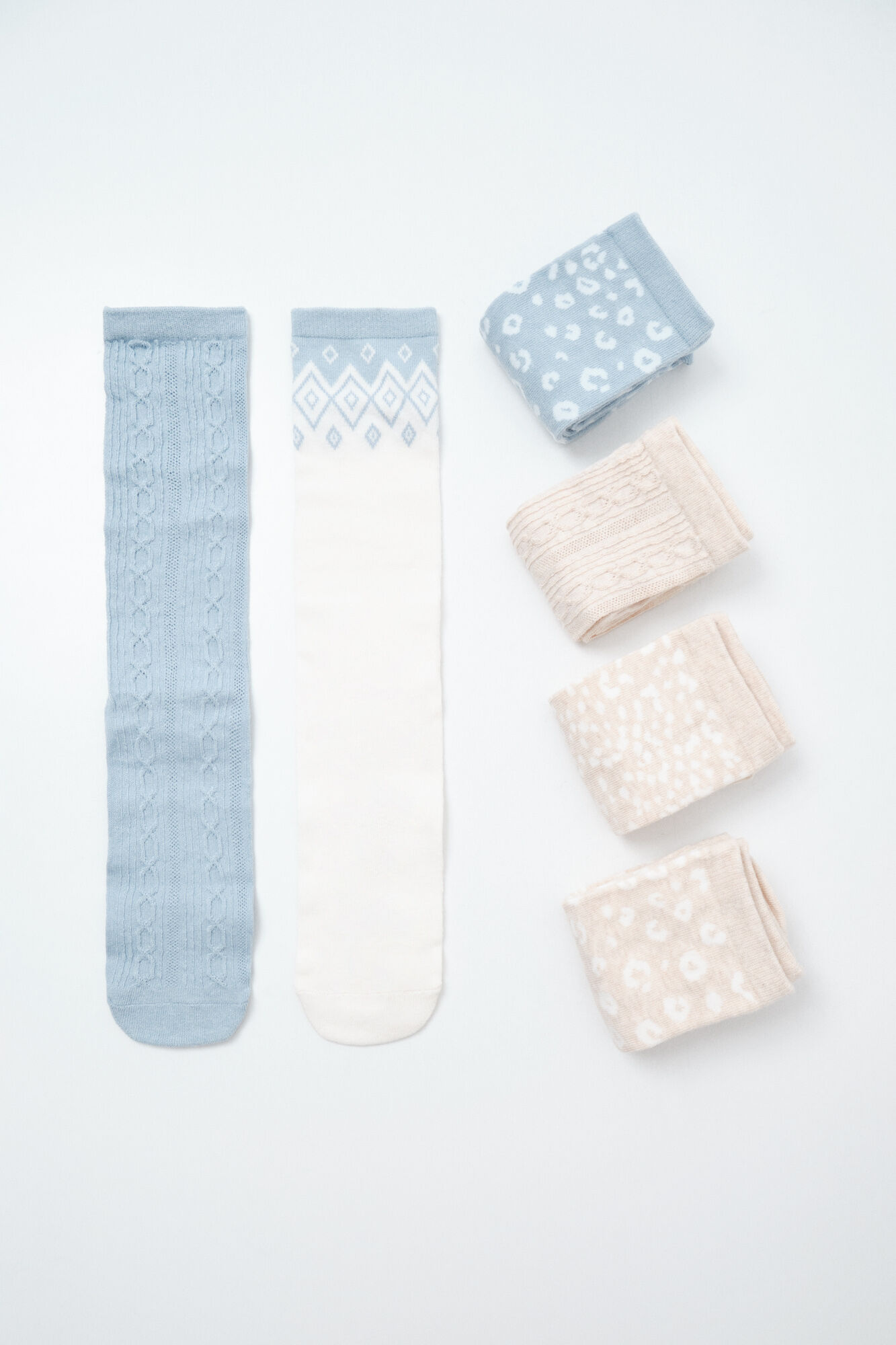 Women'secret Animal print long socks 6-pack
