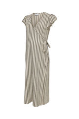 Mamalicious Maternity and breastfeeding midi dress grey