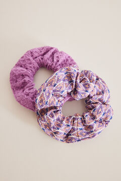 Womensecret Pack of 2 purple scrunchies pink