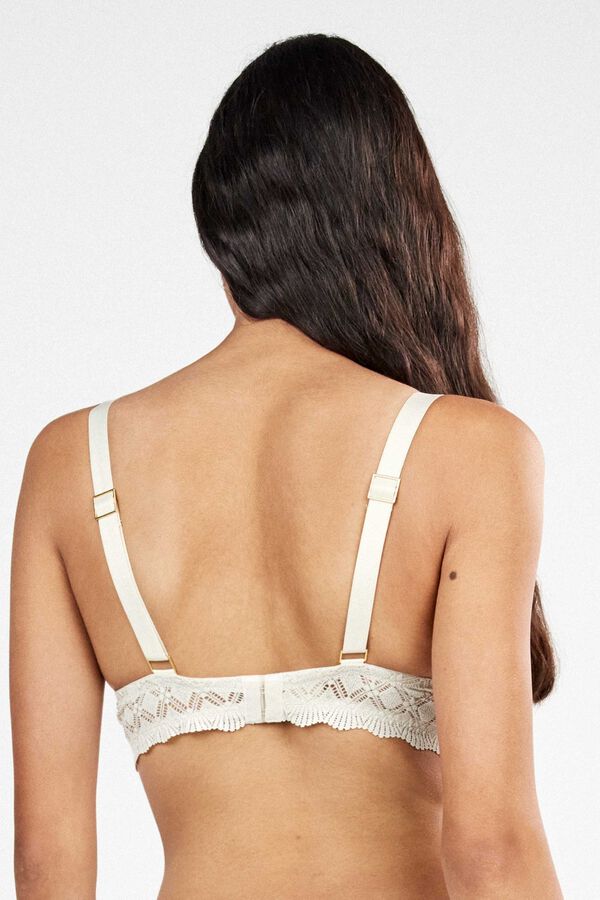 Gisela Lace full cup bra brown