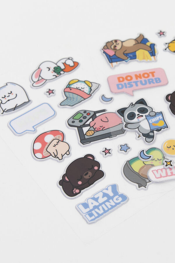 Mr. Wonderful Stickers Lazy Bo-Bo printed