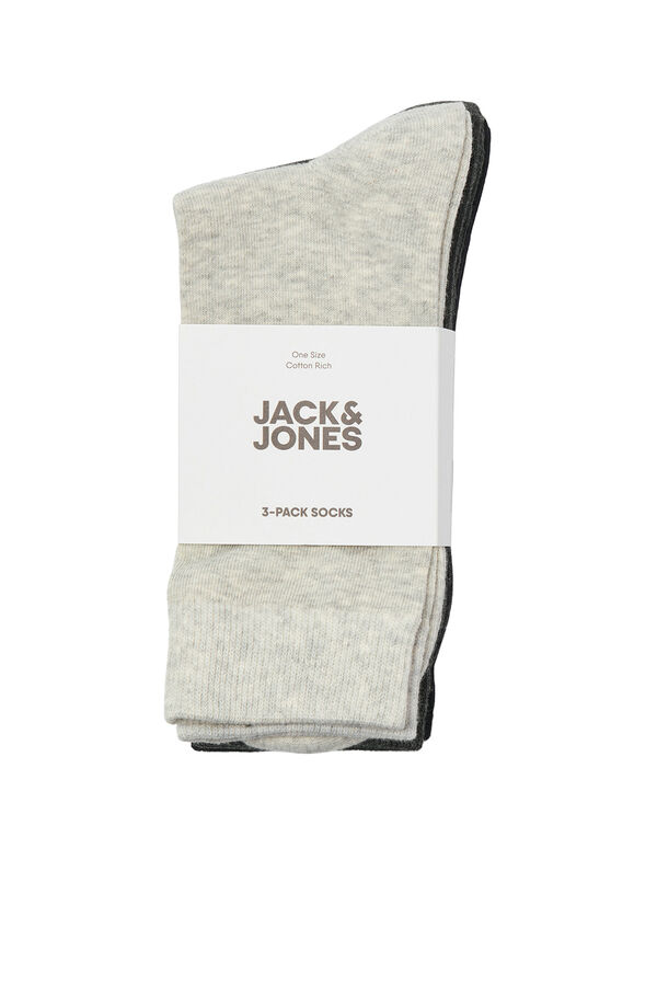 Jack & Jones Pack 3 calcetines negro