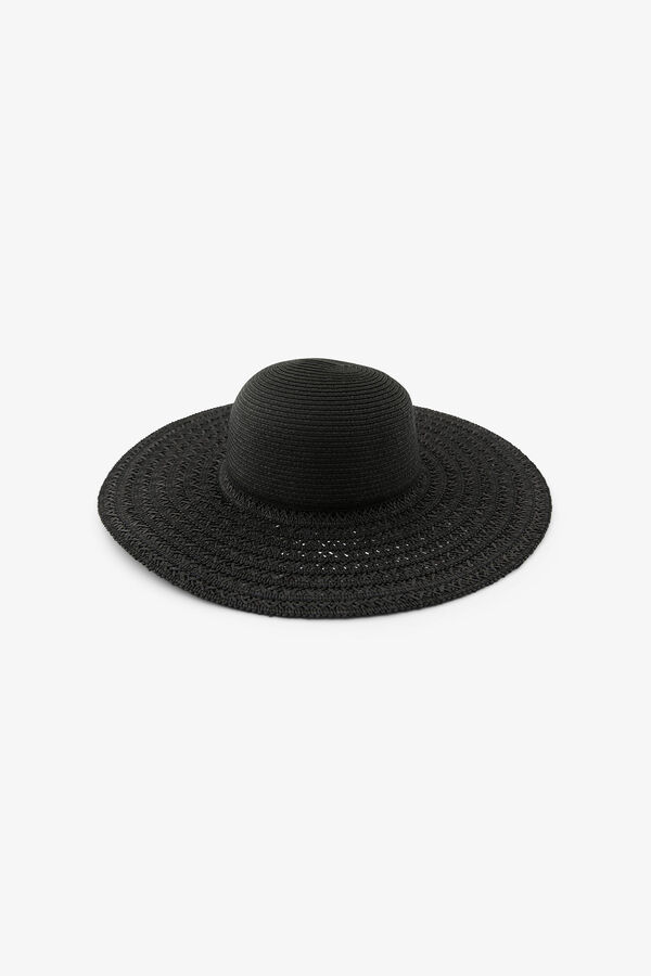 Womensecret Sombrero de paja  negro