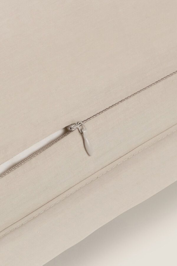 Textura Funda coj&iacute;n patchwork flores azul