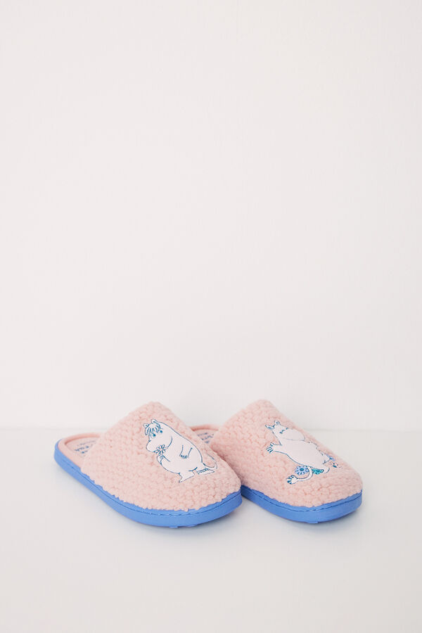 Womensecret Moomin pink textured house slipper pink