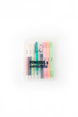 Mr. Wonderful Conjunto de escrita - POWERFUL & WONDERFUL estampado