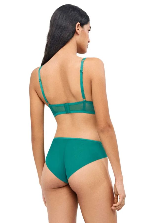 Gisela Embroidered lace panty green