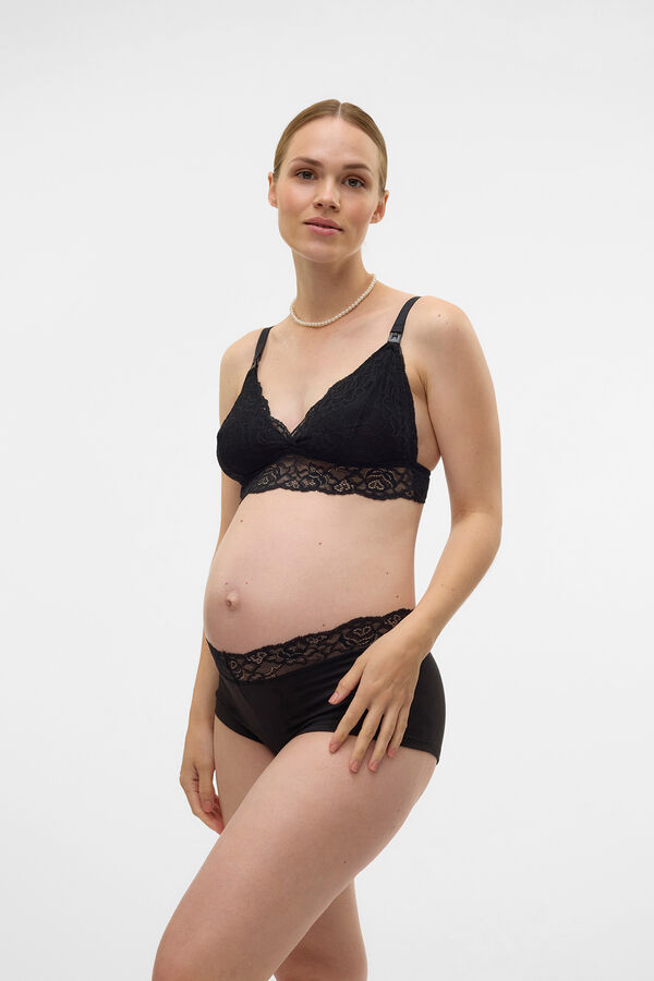 Mamalicious Pacote de cuecas de maternity rosa