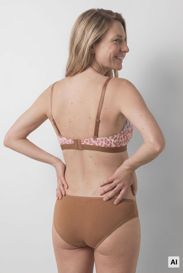 Women'secret Animal print maternity triangle bra NATURAL nude