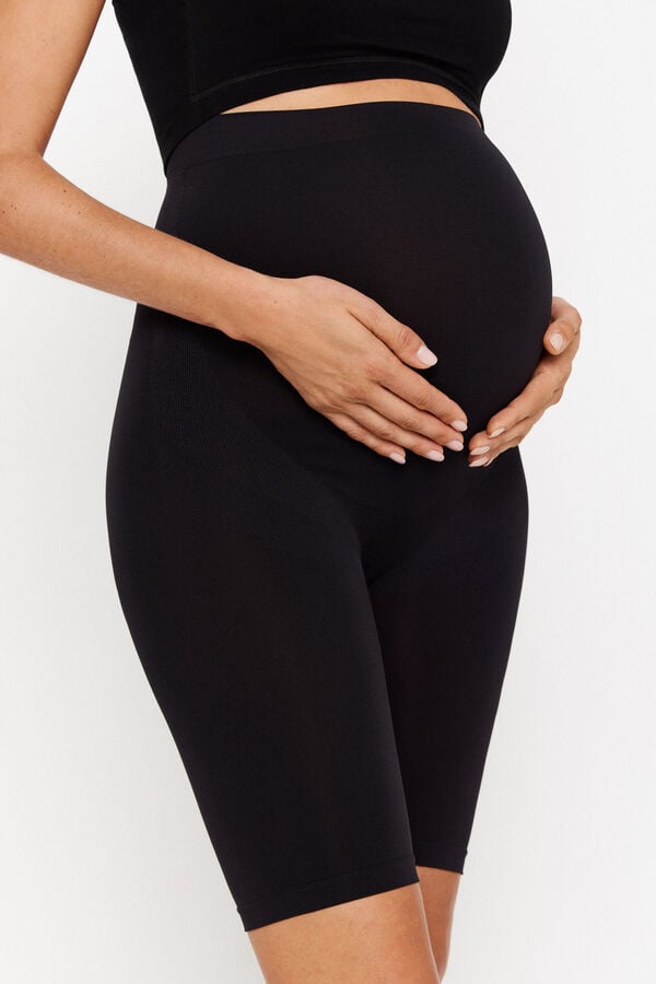Womensecret Seamless maternity shorts black