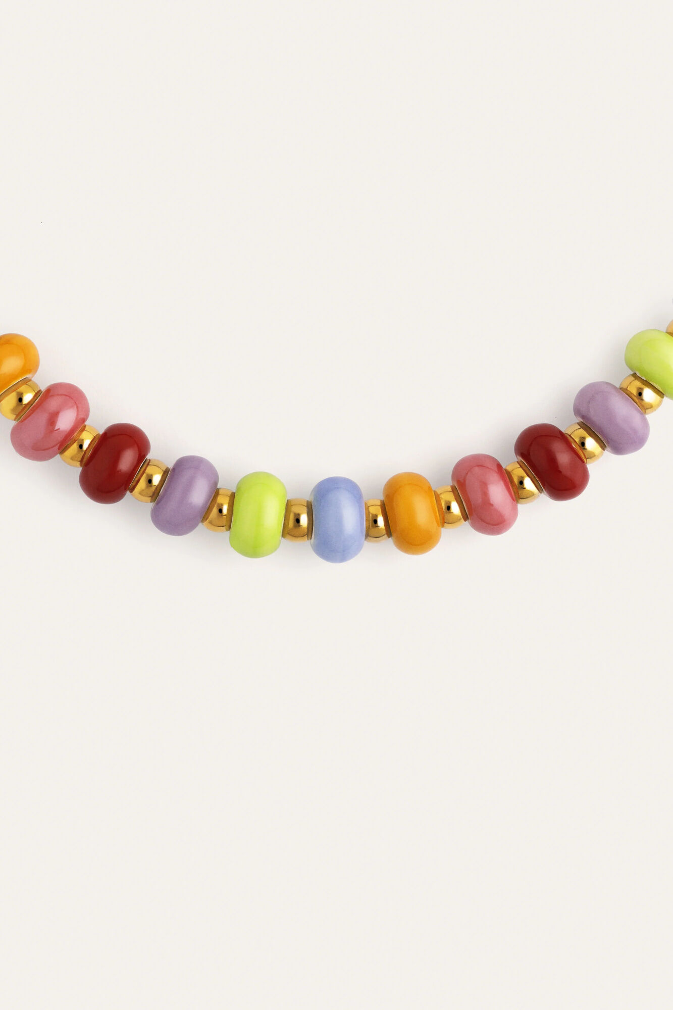 Singularu Collar Maxi Frida Acero Ba&ntilde;o Oro