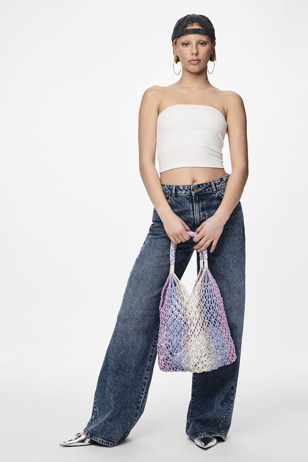 Womensecret Shopper bag with knot detail szürke