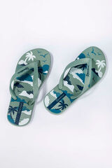 Ipanema Summer print kids' sandals green