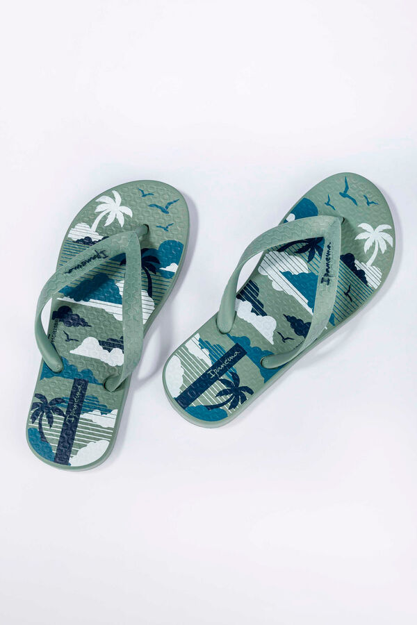 Ipanema Summer print kids' sandals green
