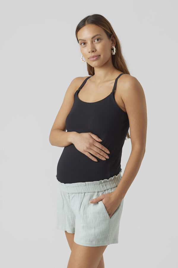 Womensecret Pacote de camisetas para maternity e amamentação preto