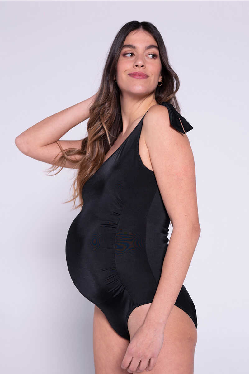 Womensecret Maternity swimsuit with one strap black