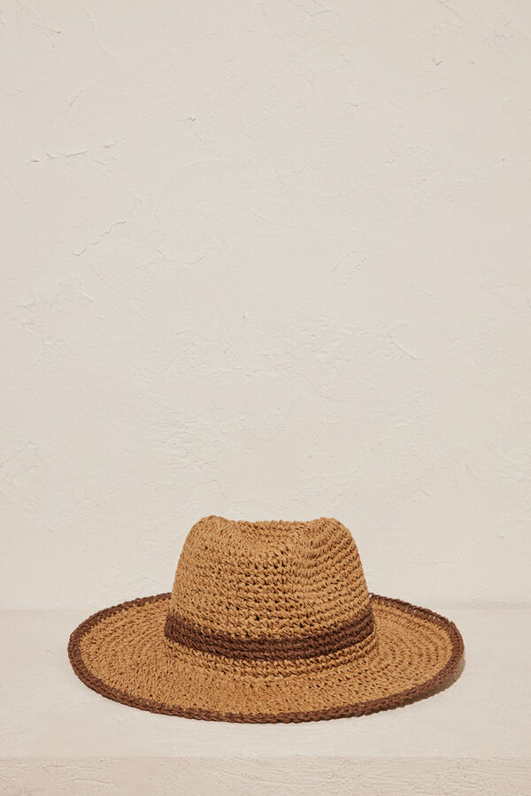 Womensecret Striped rustic hat printed