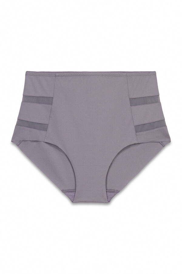 Women'secret Blue high-waist shaping panty grey