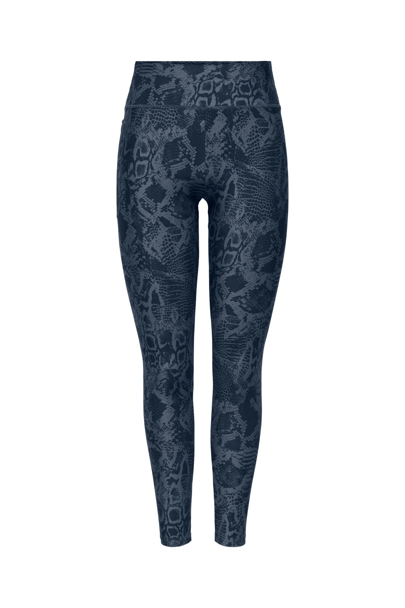 Only Play Bedruckte kn&ouml;chellange Leggings mit seitlicher Tasche B-Dry